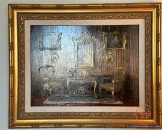 Original Oil on Board Still Life by ZSUZSANNA SUGER