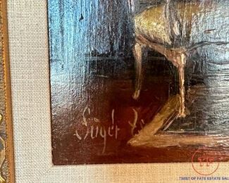 Original Oil on Board Still Life by ZSUZSANNA SUGER