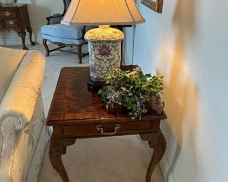 HENREDON Mahogany Chippendale Lamp Table(s)
