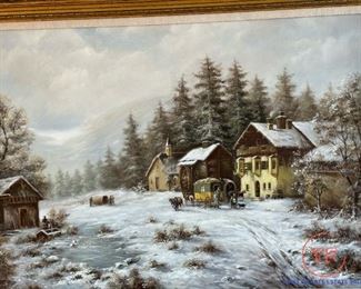 Original Oil on Canvas by ALBRECHT BRINKMANN (Germany)
