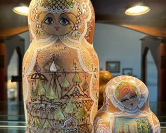 Signed Russian Nesting Dolls