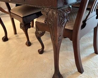 HENREDON “Rittenhouse” Chippendale Style Dining Room Set
