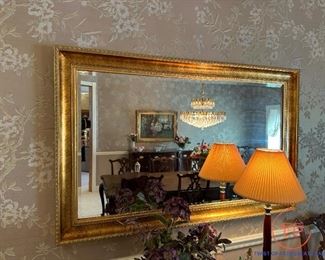 Large LABARGE Style Beveled Mirror