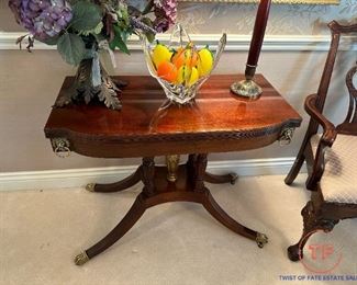 BAKER Historic Charleston Duncan Phyfe Hall Table
 