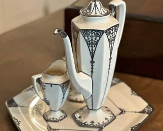 LENOX Centennial 6 Pc Coffee Service with Sterling Overlay Limited Edition (143 / 500)
