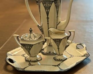 LENOX Centennial 6 Pc Coffee Service with Sterling Overlay Limited Edition (143 / 500)
