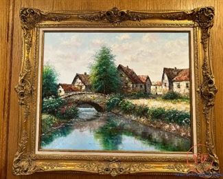 Original Oil on Canvas by THEO RAUCHER
