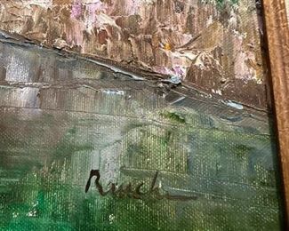 Original Oil on Canvas by THEO RAUCHER
