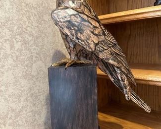 Austin Productions Caroline Kinder Falcon Sculpture "Wisdom"
