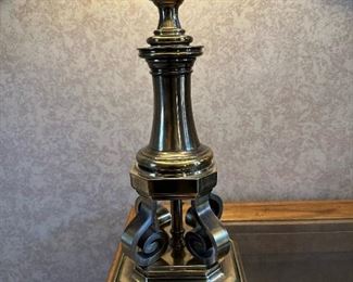 STIFFEL Bronze Scrolling Table Lamps
