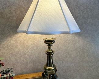 STIFFEL Bronze Scrolling Table Lamps
