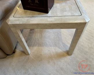 MAITLAND SMITH Tessellated Stone Side Table 