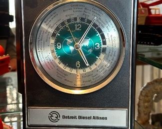 Howard Miller World Clock - Advertisement Detroit Diesel Allison