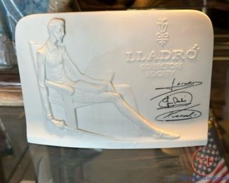 LLADRO Collectors Society Quixote Porcelain Plaque