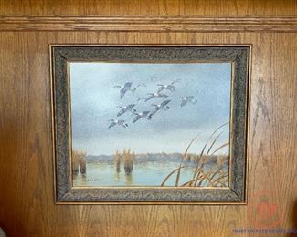 Signed MARK S ANDERSON Original Oil Painting on Canvas