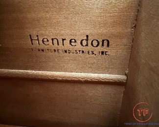 HENREDON Asian Style Lotus Motif Wardrobe / Armoire