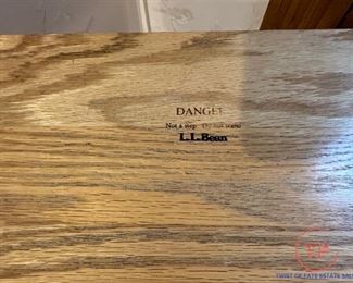 LL BEAN Folding Wooden Step Stool(s)