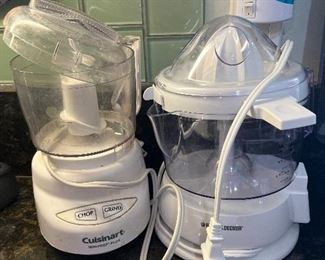 Cuisinart and Black and Decker small kitchen appliances 