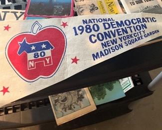 Vintage Democratic Convention Items