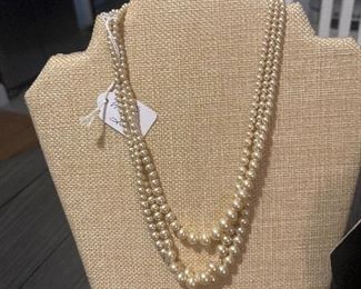 Vintage Pearl - Sterling Necklace