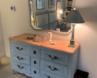 1951 powder blue bed room suite, Sligh Furniture