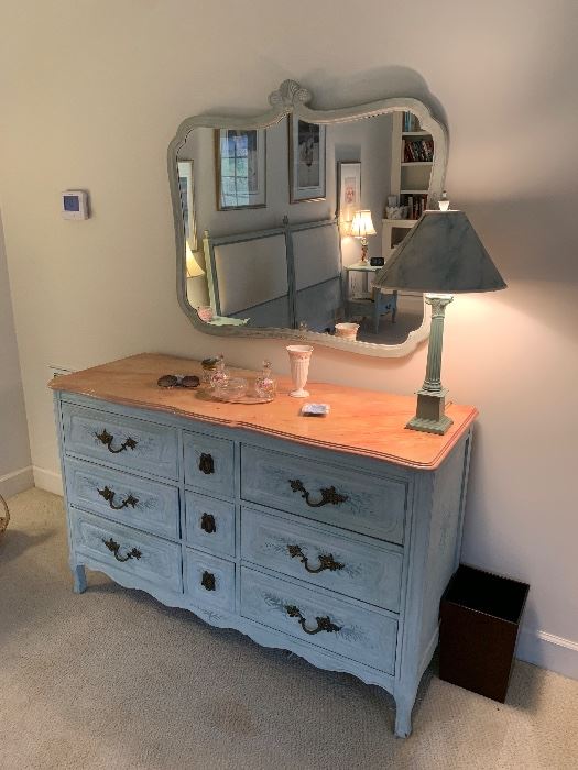 1951 powder blue bed room suite, Sligh Furniture