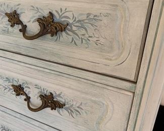 Detail on bedroom suite