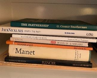 Books -art, golf