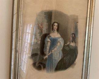 Antique English prints
