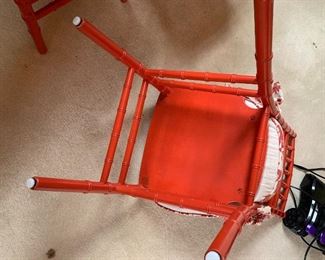 Bottom of dining chairs