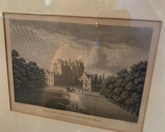 Castle print -vintage