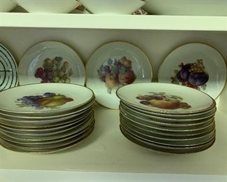 German fruit plates