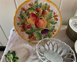 Pottery from Italy and Portugal