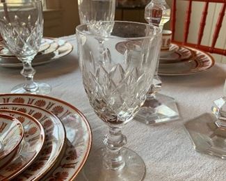 Hawkes crystal stemware