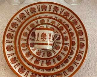 Service for 12, Ginori, 5 piece place settings