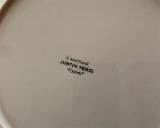 Justin Terzi dinner plates