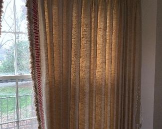 Huge linen drapes