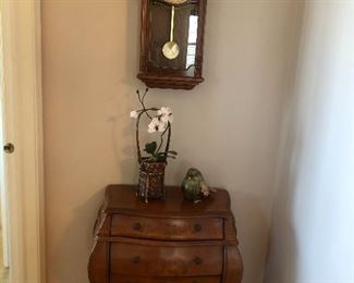 Curved Chest, Wall Clock