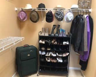 Luggage, Shoes, Coats, Hats