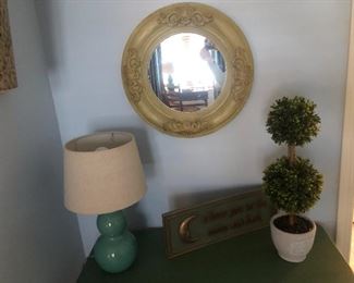 Lamp, Mirror, Decor