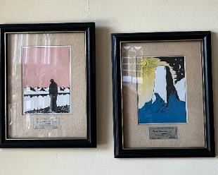 The Story of the Bible by Henrik Van Loon - framed illustrations