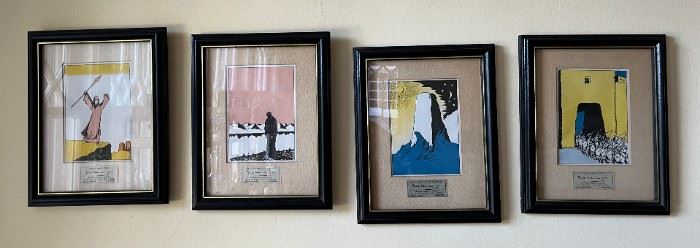 The Story of the Bible by Henrik Van Loon - framed illustrations