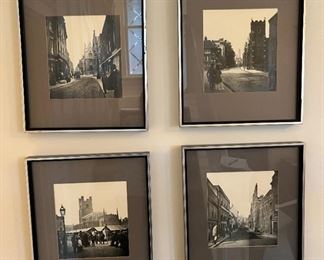 Framed antique photos of Cambridge