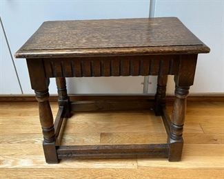 Small English oak table
