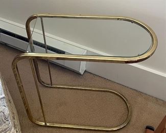 Brass glass table (small)