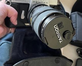 Pentax camera with Tamron lens