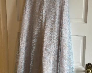 Vintage lace evening dress