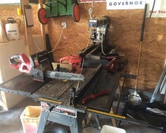 Craftsman Table Saw
Radial Arm Saw
Electric chain saw