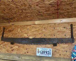 Two man vintage saw