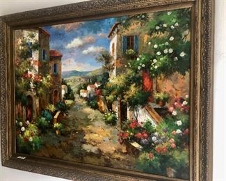 One of many paintings 